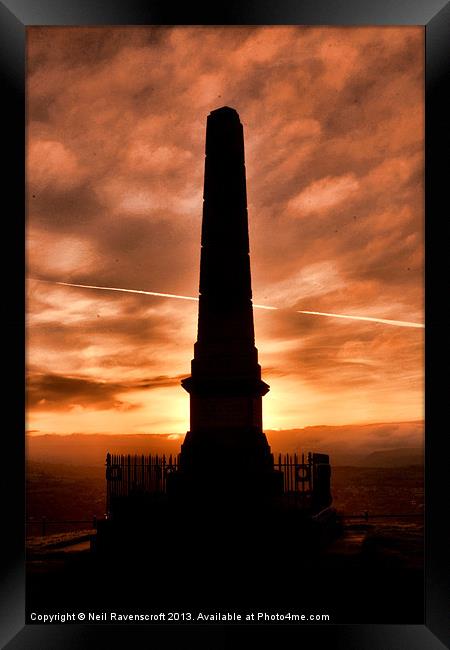 And In the morning. We will remember them Framed Print by Neil Ravenscroft