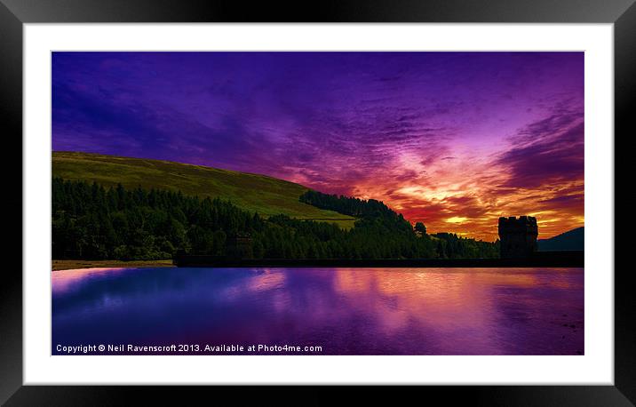 Dawn at Derwent 2 Framed Mounted Print by Neil Ravenscroft