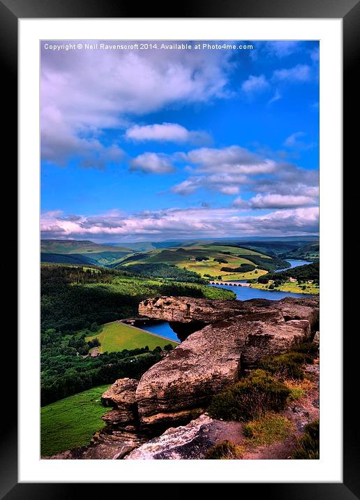 Bamford edge Framed Mounted Print by Neil Ravenscroft