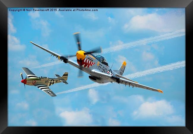   P-51 Mustang Framed Print by Neil Ravenscroft