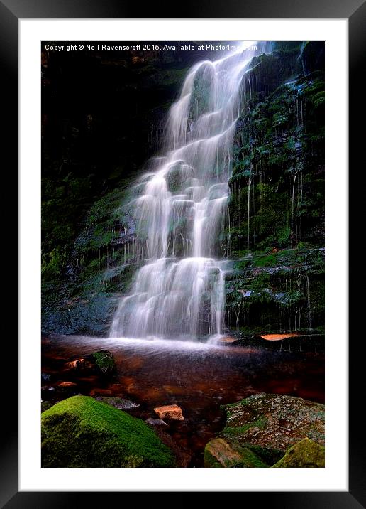  Middle black clough again Framed Mounted Print by Neil Ravenscroft