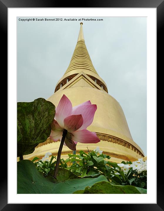 Bangkok Grand Palace Framed Mounted Print by Sarah Bonnot