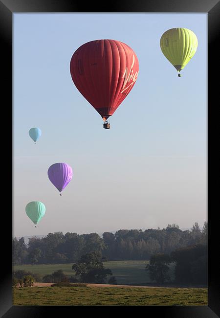 Fantasy Ballooning Framed Print by Gavin Wilson