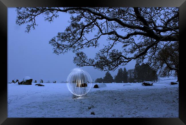 Dancing lights Framed Print by Gavin Wilson