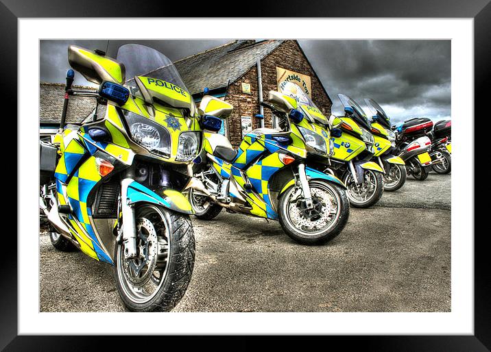 Coffee time at Hartside Top Framed Mounted Print by Gavin Wilson