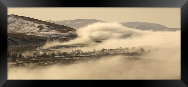  Lake District Mist Framed Print by Gavin Wilson