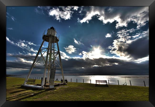 Silloth on Solway lighthouse Framed Print by Gavin Wilson