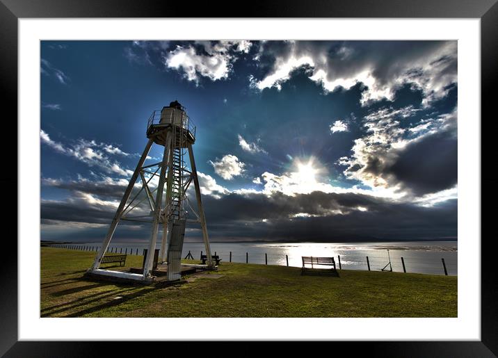 Silloth on Solway lighthouse Framed Mounted Print by Gavin Wilson