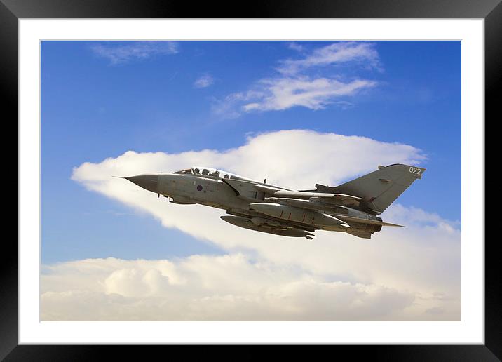 Tornado GR4 Framed Mounted Print by David Yeaman