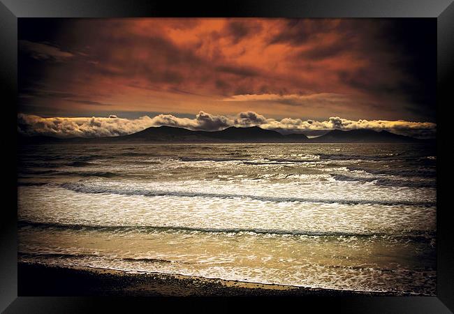 Sea Shore at Llanddwyn Bay Framed Print by David Yeaman