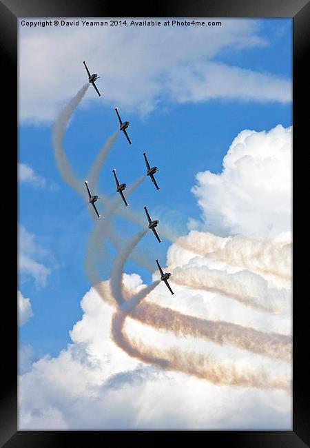  Breitling Jet Team Framed Print by David Yeaman