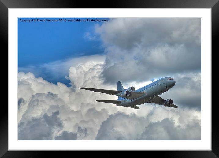  RAF Lockheed Tristar C2 Framed Mounted Print by David Yeaman