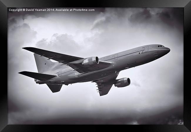   RAF Lockheed Tristar C2 Framed Print by David Yeaman