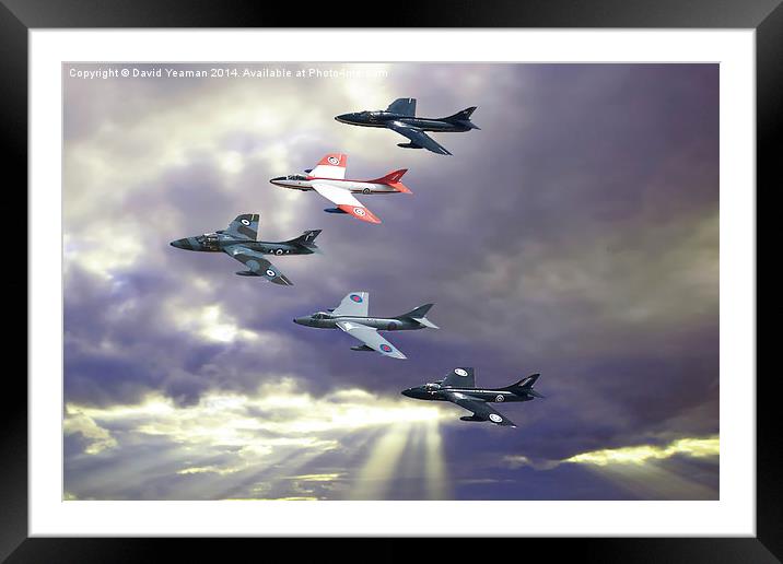 Team Viper Framed Mounted Print by David Yeaman