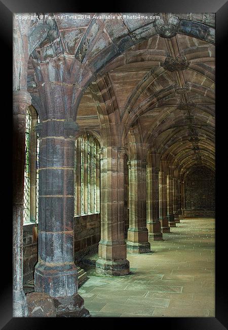 Chester Cathedral U.K Framed Print by Pauline Tims