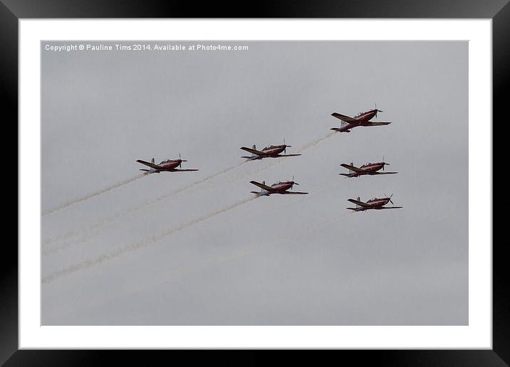 Roulettes Framed Mounted Print by Pauline Tims
