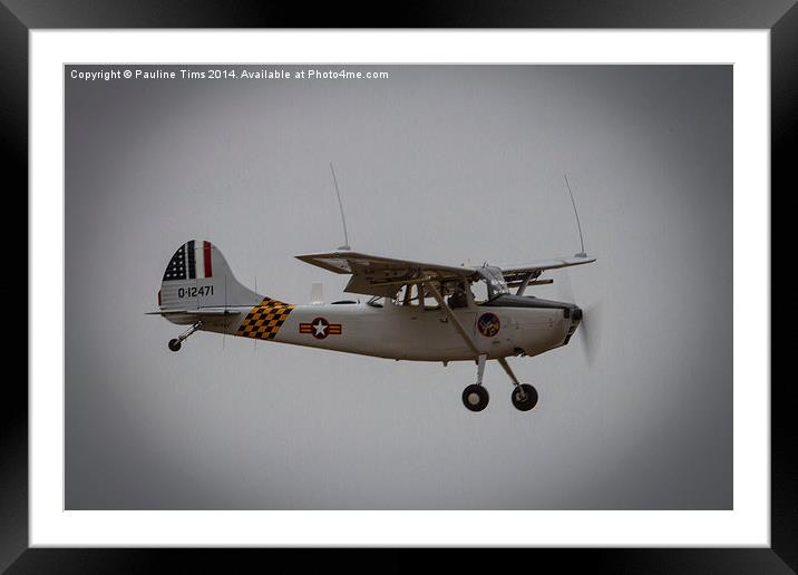 Cessna at Point Cook Framed Mounted Print by Pauline Tims