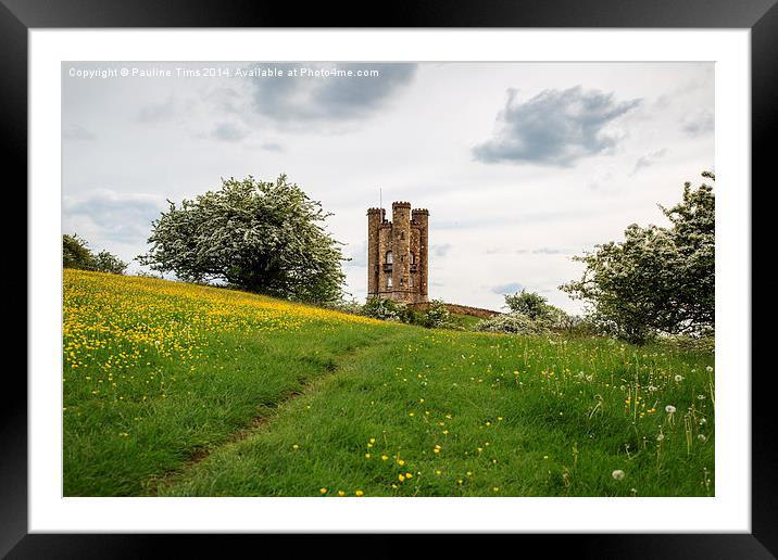  Broadway Tower, Worcestershire,UK Framed Mounted Print by Pauline Tims