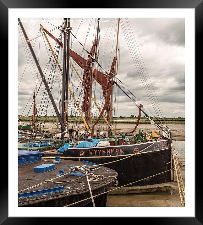  Wivenhoe Quayside, Essex, UK Framed Mounted Print by Pauline Tims