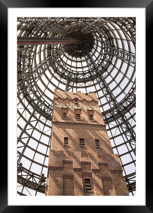  The Shot Tower Melbourne Central Framed Mounted Print by Pauline Tims