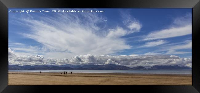 Inch Beach, County Kerry, Ireland Framed Print by Pauline Tims