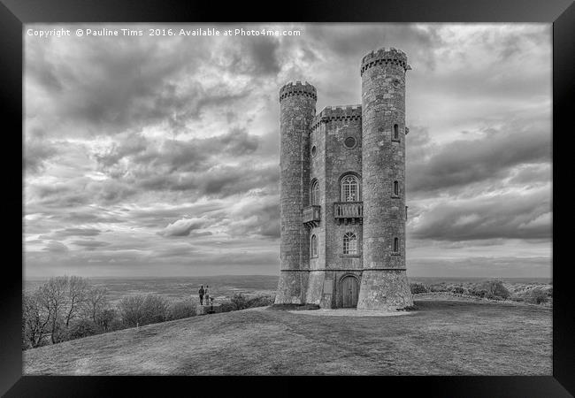 Broadway Tower, Worcestershire, UK Framed Print by Pauline Tims
