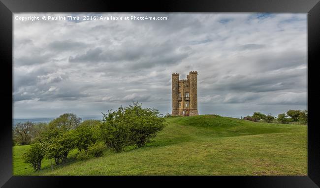 Broadway Tower, Worcestershire, UK Framed Print by Pauline Tims
