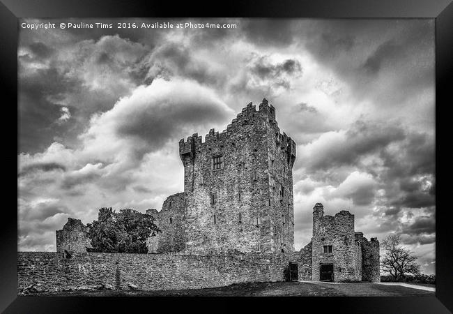 Ross Castle, Co. Kerry, Ireland Framed Print by Pauline Tims