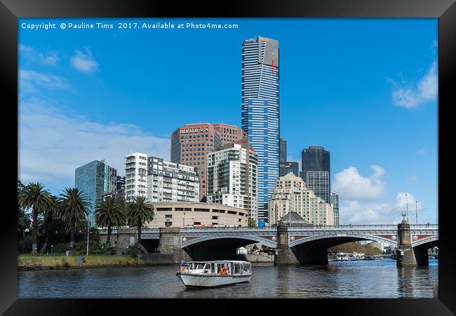 Melbourne Framed Print by Pauline Tims
