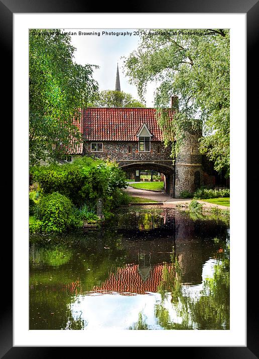 Pulls Ferry Summer Framed Mounted Print by Jordan Browning Photo