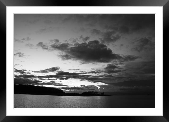 monochrome mood. Framed Mounted Print by martin scrivens-tudge