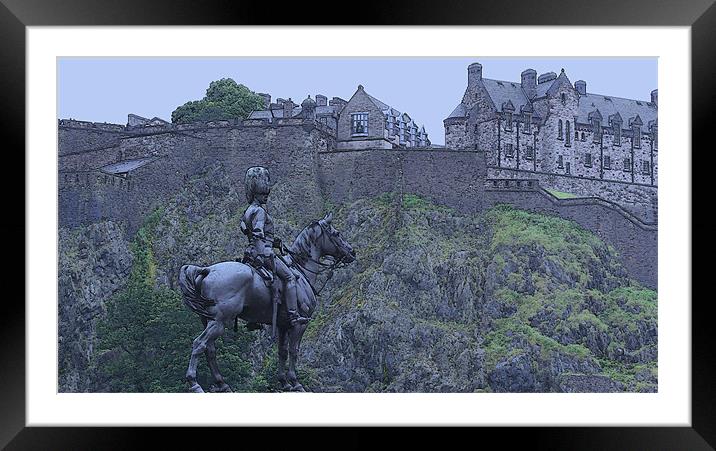 My Edinburgh Framed Mounted Print by Julie Ormiston