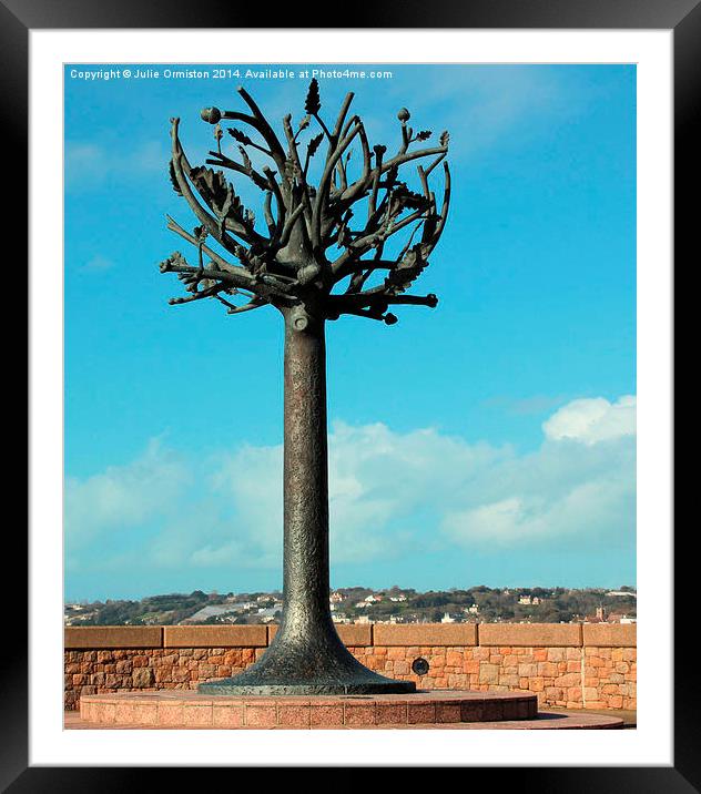 The Freedom Tree Framed Mounted Print by Julie Ormiston