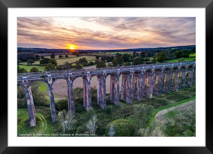 Ouse Valley Viaduct Framed Mounted Print by Tom Hard