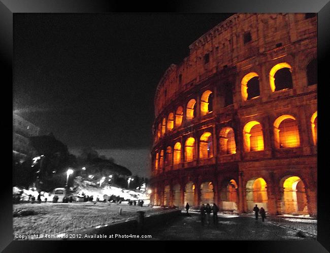 Colosseum, Rome Framed Print by Tom Hard