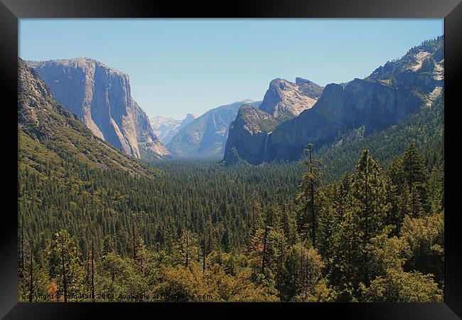 Yosemite Valley Framed Print by Tom Hard