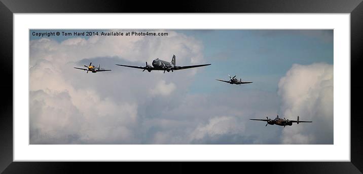 A Formidable Formation Framed Mounted Print by Tom Hard