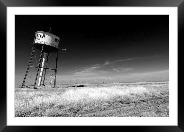  Leaning Tower of Texas Framed Mounted Print by Tom Hard
