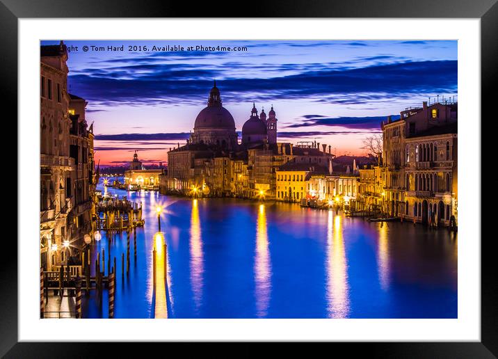 Venice in the Morning Framed Mounted Print by Tom Hard