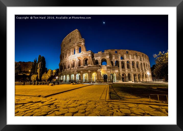 The Collosseum Framed Mounted Print by Tom Hard