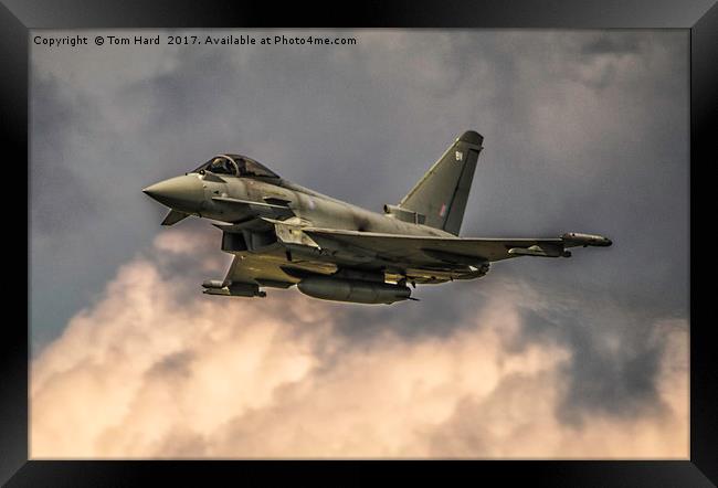 Eurofighter Typhoon Framed Print by Tom Hard