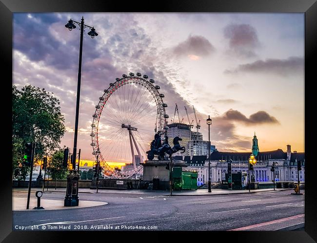 Millennium Wheel Framed Print by Tom Hard