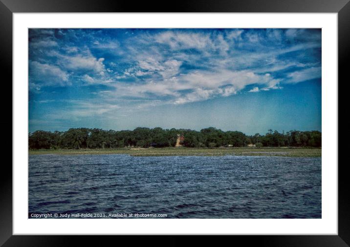 Along the Shore Framed Mounted Print by Judy Hall-Folde