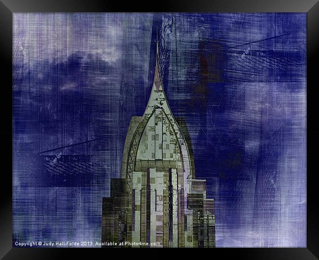 Abstract Architecture Framed Print by Judy Hall-Folde