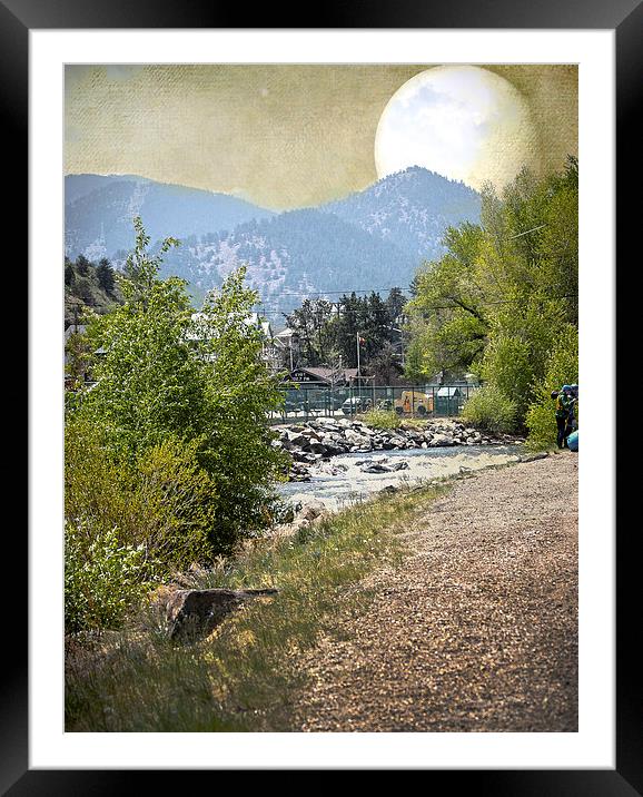 Idaho Springs Paradise Framed Mounted Print by Judy Hall-Folde