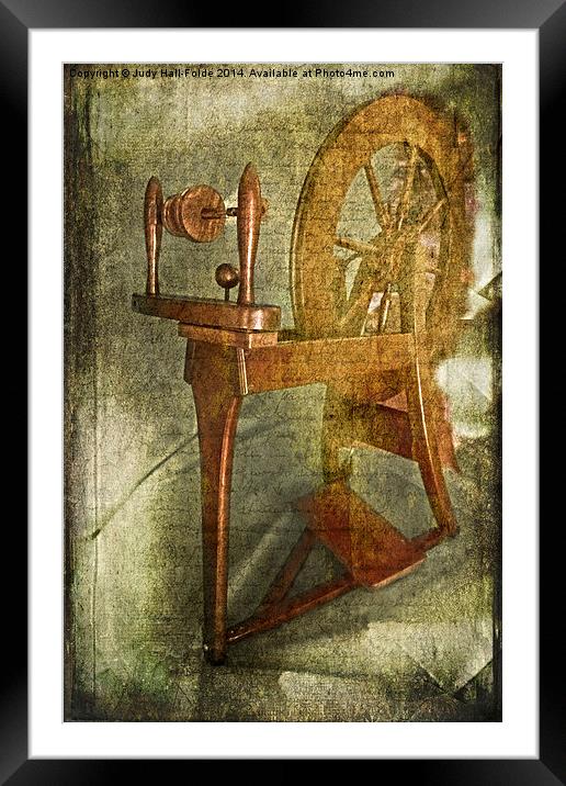  Spin a Yarn Framed Mounted Print by Judy Hall-Folde