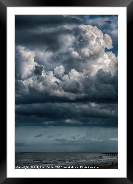 Stormy Weather Framed Mounted Print by Judy Hall-Folde