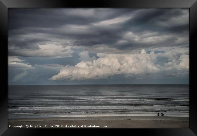 Between the Storms Framed Print by Judy Hall-Folde