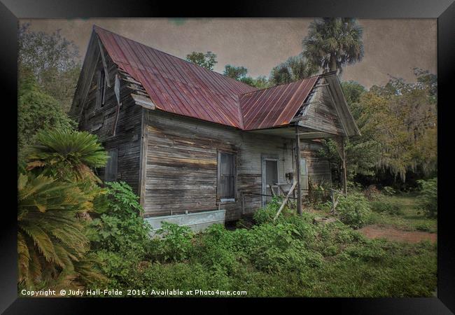 Forgotten Framed Print by Judy Hall-Folde