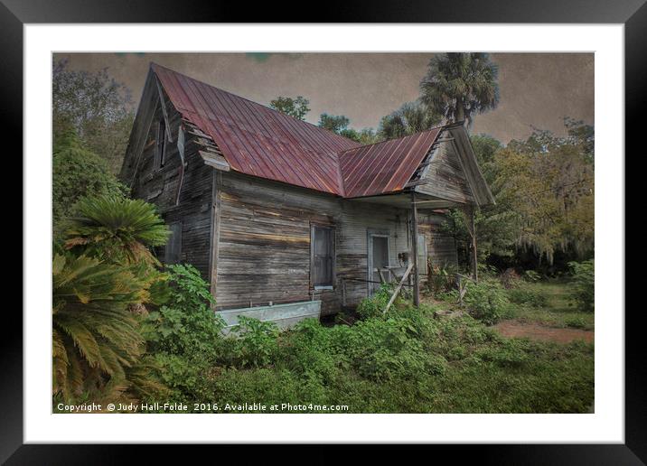 Forgotten Framed Mounted Print by Judy Hall-Folde